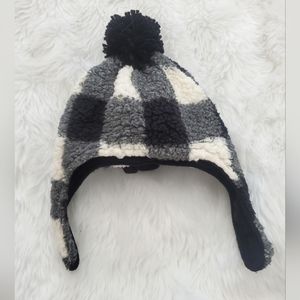 Unisex trapper Hat & Mittens for Toddler